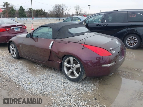 2006 Nissan 350Z Touring with VIN JN1AZ36A66M455600, listed as a IAAI auction lot 41942536 with 116,435 mi miles and . Bid and sale history available at DreamBid. Image 3.