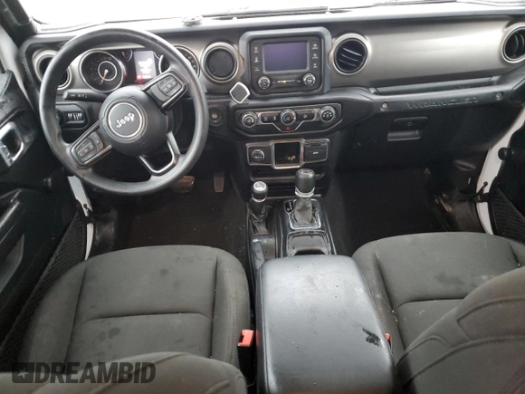 2020 Jeep Wrangler Unlimited Sport with VIN 1C4HJXDG4LW240492, listed as a Copart auction lot 43196635 with 56,602 mi miles and Clean title. Bid and sale history available at DreamBid. Image 8.