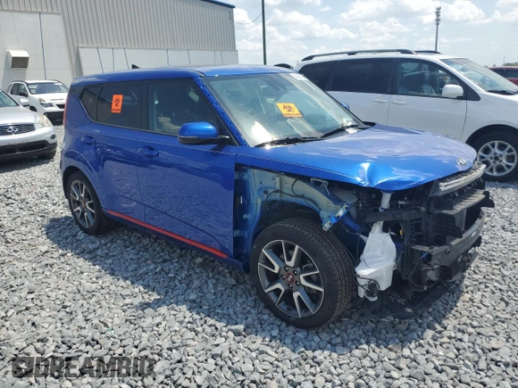2021 Kia Soul Turbo with VIN KNDJ53AF4M7738682, listed as a Copart auction lot 54546095 with 29,728 mi miles and Salvage Title. Bid and sale history available at DreamBid. Image 4.