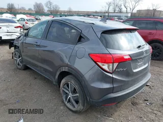 2022 Honda HR-V EX with VIN 3CZRU6H58NM704394, listed as a IAAI auction lot 41709238 with 65,401 mi miles. Bid and sale history available at carsss.com. Image 3.