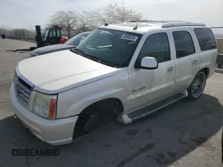 2004 Cadillac Escalade z VIN 1GYEC63T44R185526, wystawiony jako Copart lot #50969335 z przebiegiem 129 386 mil mil oraz Szkody całkowita. Historia ofert i sprzedaży dostępna na DreamBid. Obrazek 1.