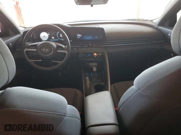 2024 Hyundai Elantra SEL with VIN KMHLM4DG7RU675314, listed as a Copart auction lot 54870315 with 11,007 mi miles and Salvage title. Bid and sale history available at DreamBid. Image 8.