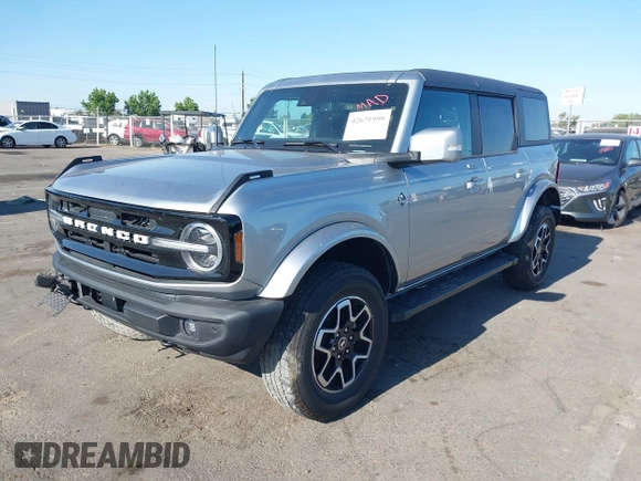 2023 Ford Bronco with VIN 1FMDE5DH5PLA98754, listed as a IAAI auction lot 42671959 with 36,257 mi miles and . Bid and sale history available at DreamBid. Image 2.