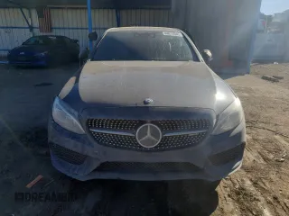 2017 Mercedes-Benz C 43 AMG with VIN 55SWF6EB9HU187322, listed as a Copart auction lot 44614605 with 92,898 mi miles and Salvage Title. Bid and sale history available at DreamBid. Image 5.