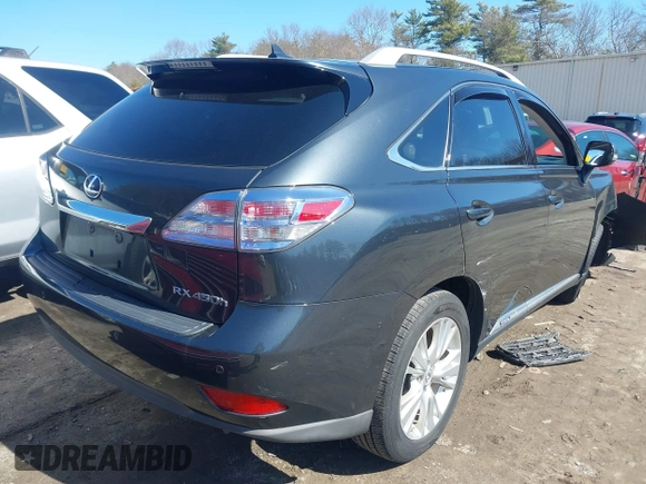 2011 Lexus RX 450h with VIN JTJBC1BA9B2423630, listed as a IAAI auction lot 41811180 with 90,121 mi miles and . Bid and sale history available at DreamBid. Image 4.