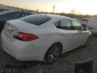 2013 Infiniti M37 with VIN JN1BY1AP8DM513534, listed as a Copart auction lot 81260434 with 222,756 mi miles and Salvage Title. Bid and sale history available at carsss.com. Image 3.