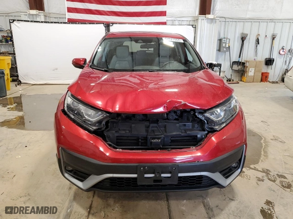 2021 Honda CR-V EX with VIN 2HKRW2H56MH652132, listed as a Copart auction lot 52621955 with 59,403 mi miles and Salvage Title. Bid and sale history available at carsss.com. Image 5.