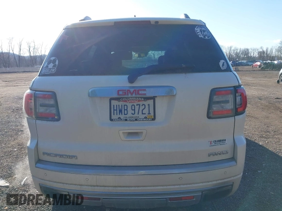 2015 GMC Acadia Denali with VIN 1GKKVTKD1FJ122367, listed as a IAAI auction lot 41850329 with 82,612 mi miles. Bid and sale history available at carsss.com. Image 16.