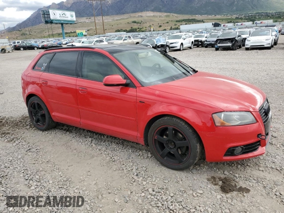 2011 Audi A3 Premium Plus with VIN WAUKJAFM2BA151602, listed as a Copart auction lot 56707445 with 174,787 mi miles and Salvage title. Bid and sale history available at DreamBid. Image 4.