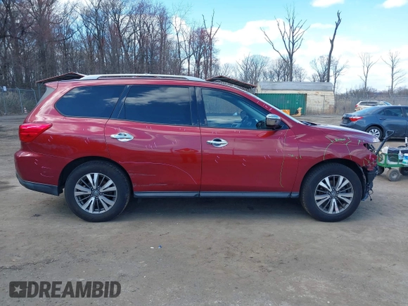 2017 Nissan Pathfinder SV with VIN 5N1DR2MN9HC665042, listed as a IAAI auction lot 41869485 with 117,384 mi miles and . Bid and sale history available at DreamBid. Image 13.