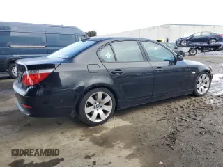 2004 BMW 5 Series 530i with VIN WBANA73534B061028, listed as a Copart auction lot 49221525 with 156,646 mi miles and Salvage Title. Bid and sale history available at DreamBid. Image 3.