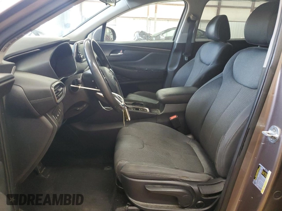 2020 Hyundai Santa Fe SE with VIN 5NMS2CAD5LH194499, listed as a Copart auction lot 56576405 with 122,479 mi miles and Salvage title. Bid and sale history available at DreamBid. Image 7.