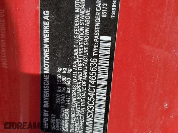 2012 MINI Coupe S z VIN WMWSX3C54CT465636, wystawiony jako Copart lot #46641355 z przebiegiem 144 611 mil mil oraz Szkoda całkowita • Salvage title. Historia ofert i sprzedaży dostępna na DreamBid. Obrazek 14.