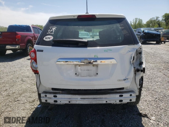 2015 Chevrolet Equinox LS with VIN 2GNALAEK2F1110872, listed as a Copart auction lot 53305095 with 69,186 mi miles and Salvage Title. Bid and sale history available at DreamBid. Image 6.