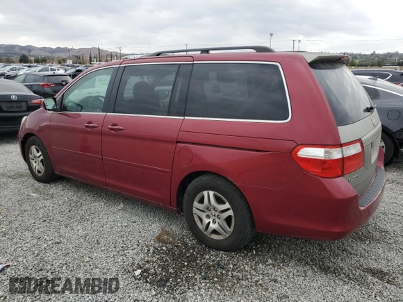 2005 Honda Odyssey EX-L with VIN 5FNRL386X5B413304, listed as a Copart auction lot 45020465 with 210,394 mi miles and Clean Title. Bid and sale history available at carsss.com. Image 2.