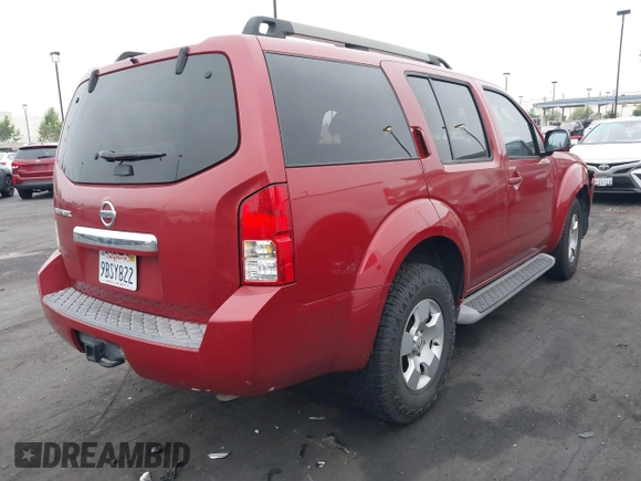 2012 Nissan Pathfinder S z VIN 5N1AR1NN1CC604773, wystawiony jako IAAI lot #42338917 z przebiegiem 193 164 mil mil oraz . Historia ofert i sprzedaży dostępna na DreamBid. Obrazek 4.