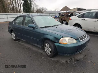 1998 Honda Civic EX with VIN 2HGEJ8644WH603860, listed as a Copart auction lot 81964144 with 203,675 mi miles and Salvage Title. Bid and sale history available at carsss.com. Image 4.