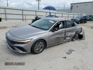 2024 Hyundai Elantra SEL with VIN KMHLM4DG6RU751864, listed as a Copart auction lot 52266245 with 4,309 mi miles and Non Repairable. Bid and sale history available at carsss.com. Image 1.