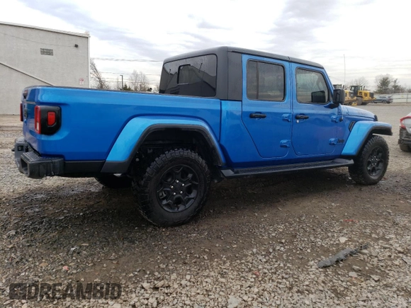 2023 Jeep Gladiator Freedom с VIN 1C6HJTAG3PL579160, выставлен на аукционе Copart как лот 46909635 с пробегом 10 081 миль миль и Списание • Salvage title. История ставок и продаж доступна на DreamBid. Изображение 3.