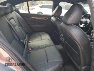 2023 Infiniti Q50 Red Sport 400 with VIN JN1FV7DP8PM570359, listed as a Copart auction lot 42814215 with 8,564 mi miles and Clean Title. Bid and sale history available at DreamBid. Image 10.