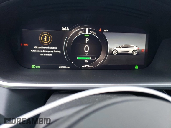 2019 Jaguar I-Pace HSE z VIN SADHD2S15K1F67821, wystawiony jako Copart lot #79313824 z przebiegiem 57 606 mil mil oraz Szkody całkowita. Historia ofert i sprzedaży dostępna na DreamBid. Obrazek 9.