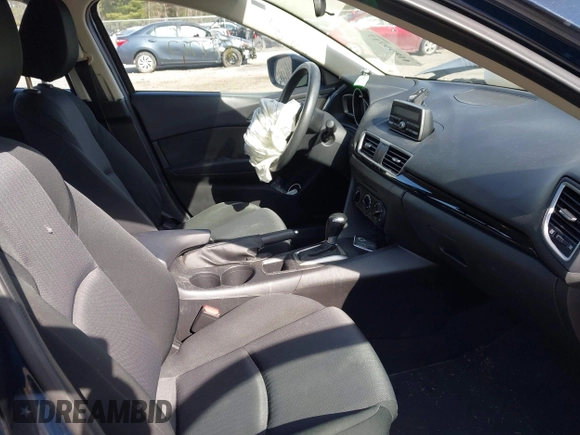 2015 Mazda 3 i SV with VIN JM1BM1T74F1235726, listed as a IAAI auction lot 41899717 with 83,201 mi miles. Bid and sale history available at carsss.com. Image 5.