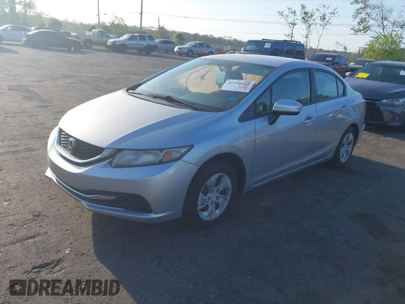 2014 Honda Civic Sedan LX with VIN 19XFB2F5XEE062023, listed as a IAAI auction lot 41956042 with 60,095 mi miles. Bid and sale history available at carsss.com. Image 17.