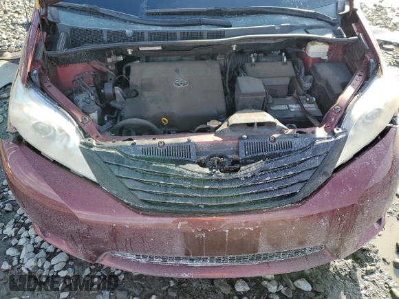 2012 Toyota Sienna with VIN 5TDZK3DC0CS222689, listed as a Copart auction lot 42884635 with 126,307 mi miles and Salvage Title. Bid and sale history available at carsss.com. Image 12.