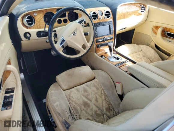 2010 Bentley Continental GT with VIN SCBDP3ZA5AC062877, listed as a Copart auction lot 74904174 with 22,754 mi miles and Non Repairable. Bid and sale history available at DreamBid. Image 8.