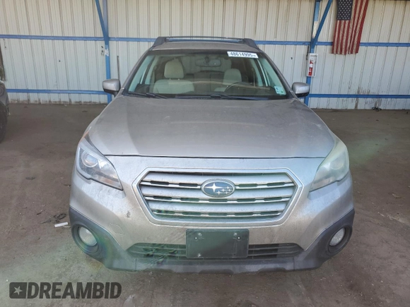 2015 Subaru Outback Premium z VIN 4S4BSBDC9F3352936, wystawiony jako Copart lot #48614995 z przebiegiem 202 194 mil mil oraz Szkoda całkowita • Salvage title. Historia ofert i sprzedaży dostępna na DreamBid. Obrazek 5.