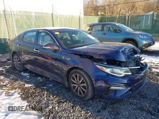 2019 Kia Optima LX z VIN 5XXGT4L37KG317553, wystawiony jako IAAI lot #41132903 z przebiegiem 76 142 mil mil oraz . Historia ofert i sprzedaży dostępna na DreamBid. Obrazek 1.