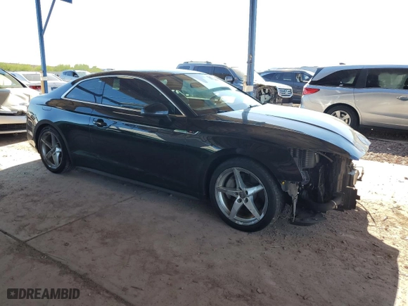 2019 Audi A5 Coupe Premium with VIN WAUSNAF5XKA014890, listed as a Copart auction lot 50365185 with 77,318 mi miles and Salvage Title. Bid and sale history available at carsss.com. Image 4.