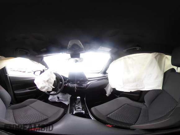 2021 Toyota C-HR LE with VIN JTNKHMBX3M1120177, listed as a IAAI auction lot 41257866 with 43,964 mi miles. Bid and sale history available at carsss.com. Image 18.