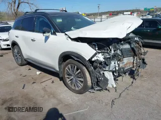 2024 Infiniti QX60 Autograph with VIN 5N1DL1HU1RC346328, listed as a IAAI auction lot 41845722 with 13,137 mi miles and . Bid and sale history available at DreamBid. Image 1.
