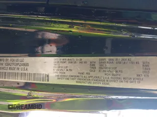2023 Jeep Gladiator Overland z VIN 1C6HJTFG9PL549685, wystawiony jako IAAI lot #42037635 z przebiegiem 40 734 mil mil oraz . Historia ofert i sprzedaży dostępna na DreamBid. Obrazek 9.