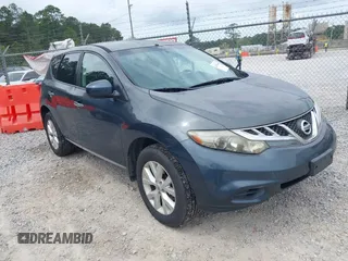 2012 Nissan Murano SV with VIN JN8AZ1MW4CW200917, listed as a IAAI auction lot 42106455 with 115,455 mi miles and . Bid and sale history available at carsss.com. Image 1.