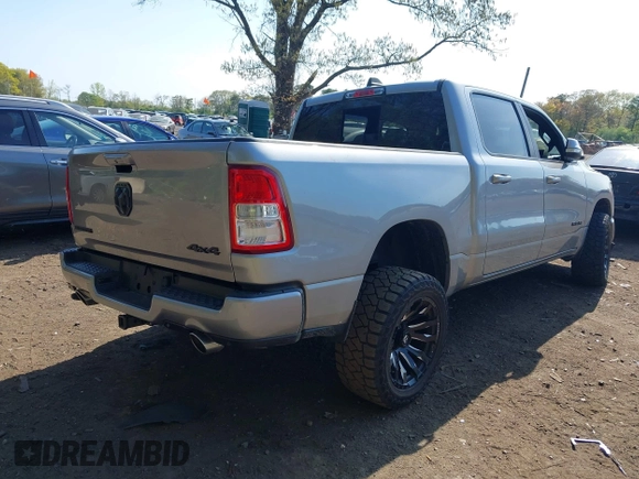 2019 Ram 1500 Big Horn z VIN 1C6SRFFT6KN733556, wystawiony jako IAAI lot #42151868 z przebiegiem 54 222 mil mil oraz . Historia ofert i sprzedaży dostępna na DreamBid. Obrazek 4.