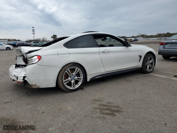 2015 BMW 4 Series 435i xDrive with VIN WBA3R5C52FK371274, listed as a Copart auction lot 48301884 with 130,005 mi miles and Salvage Title. Bid and sale history available at carsss.com. Image 3.