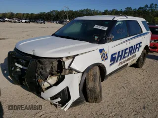 2017 Ford Police Interceptor Utility z VIN 1FM5K8AR5HGA12977, wystawiony jako Copart lot #39727692 z przebiegiem 163 511 mil mil oraz Szkoda całkowita • Salvage title. Historia ofert i sprzedaży dostępna na DreamBid. Obrazek 2.