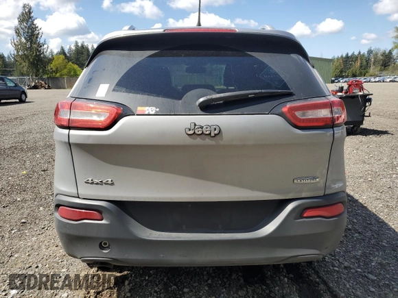 2014 Jeep Cherokee Altitude with VIN 1C4PJMCB8EW176508, listed as a Copart auction lot 53652045 with 177,761 mi miles and Salvage Title. Bid and sale history available at carsss.com. Image 6.