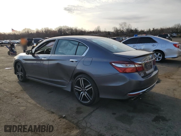2016 Honda Accord Sport with VIN 1HGCR2F50GA040425, listed as a Copart auction lot 51067815 with 124,461 mi miles and Salvage Title. Bid and sale history available at DreamBid. Image 2.