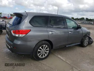 2015 Nissan Pathfinder SL with VIN 5N1AR2MNXFC614049, listed as a Copart auction lot 62547595 with 148,375 mi miles and Salvage title. Bid and sale history available at DreamBid. Image 3.