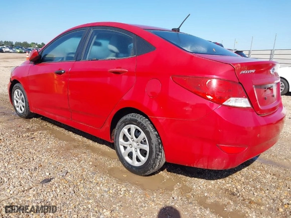 2013 Hyundai Accent GLS with VIN KMHCT4AEXDU330633, listed as a IAAI auction lot 41980107 with 237,748 mi miles. Bid and sale history available at carsss.com. Image 3.