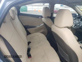 2012 Hyundai Accent GLS with VIN KMHCU4AE2CU185101, listed as a Copart auction lot 51101345 with 126,835 mi miles and Salvage Title. Bid and sale history available at carsss.com. Image 10.