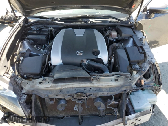 2013 Lexus GS 350 with VIN JTHBE1BLXD5016656, listed as a Copart auction lot 58425285 with 104,059 mi miles and Salvage title. Bid and sale history available at DreamBid. Image 11.