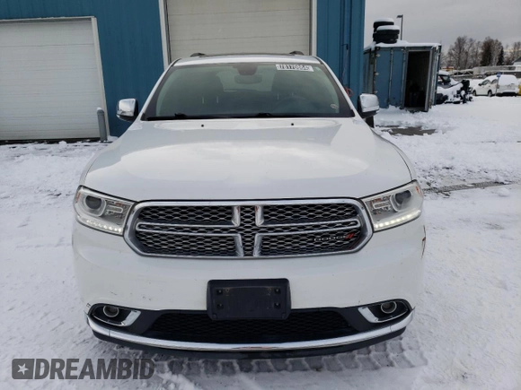 2017 Dodge Durango Citadel with VIN 1C4SDJETXHC611282, listed as a Copart auction lot 78170864 with 73,939 mi miles and Clean Title. Bid and sale history available at carsss.com. Image 5.