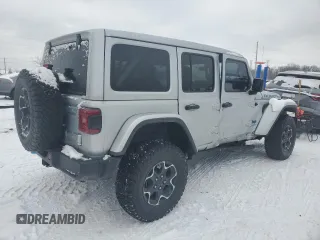 2022 Jeep Wrangler Unlimited Rubicon with VIN 1C4JJXR63NW264609, listed as a Copart auction lot 88148715 with 33,308 mi miles and Salvage title. Bid and sale history available at DreamBid. Image 3.