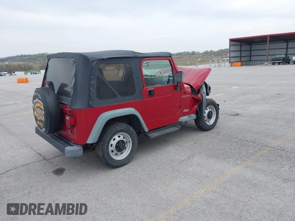 1998 Jeep Wrangler SE with VIN 1J4FY29PXWP785510, listed as a IAAI auction lot 41998116 with 92,390 mi miles and . Bid and sale history available at DreamBid. Image 4.