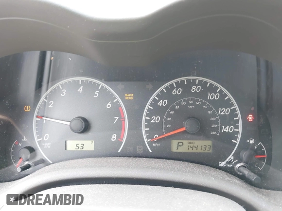 2010 Toyota Corolla with VIN JTDBU4EE5AJ079721, listed as a IAAI auction lot 42221409 with 144,133 mi miles and . Bid and sale history available at DreamBid. Image 7.