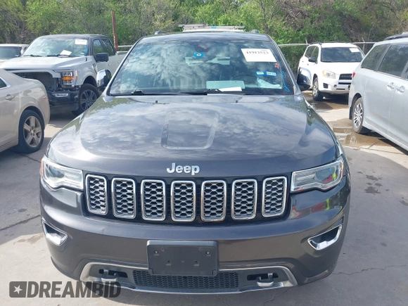 2017 Jeep Grand Cherokee Overland z VIN 1C4RJECG1HC614740, wystawiony jako IAAI lot #41912523 z przebiegiem 177 353 mil mil oraz . Historia ofert i sprzedaży dostępna na DreamBid. Obrazek 6.